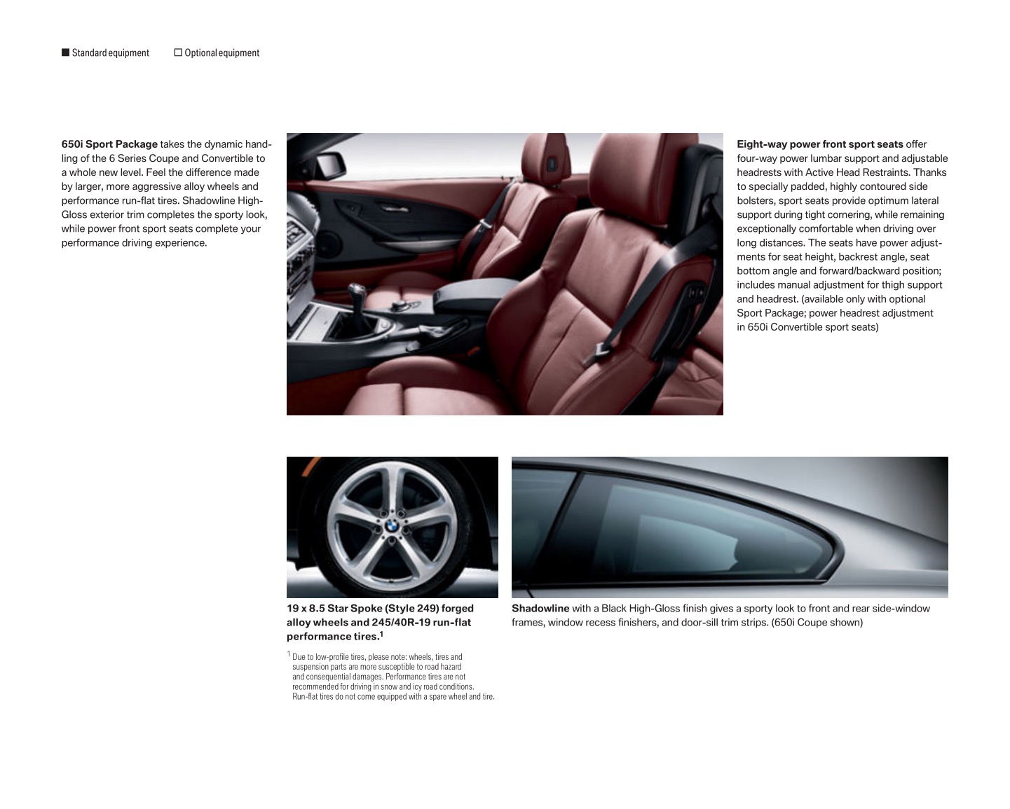 2008 BMW 6-Series Brochure Page 1
